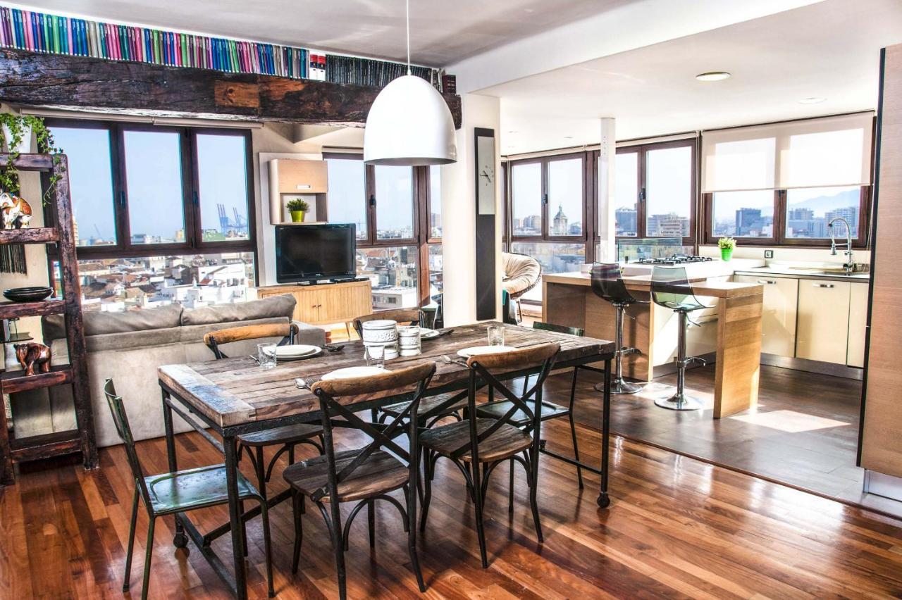 Malagaflat Design Loft City Views Appartement Buitenkant foto
